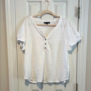 Universal Thread White Short Sleeve Top